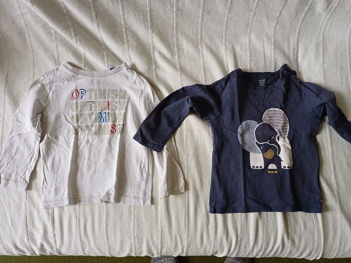 Lot 5 tshirts hiver 3ans - photo numéro 3
