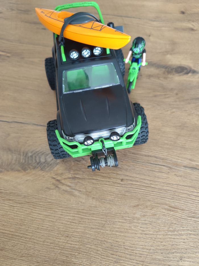 Playmobi voiture l 4x4 et moto - photo numéro 4