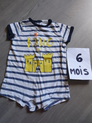 Barboteuse grenouillère 6mois garçon