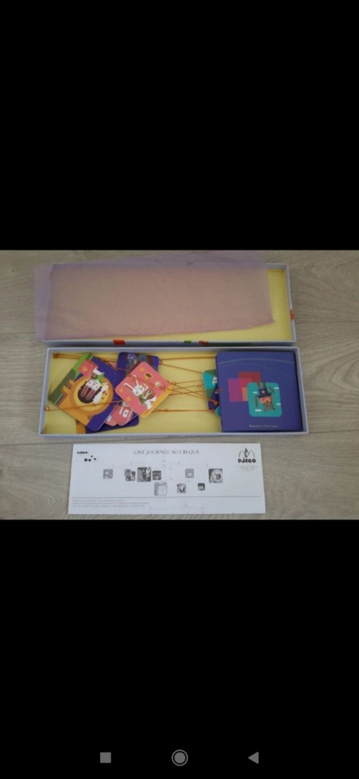 Mobile Djeco "une journée au cirque" neuf