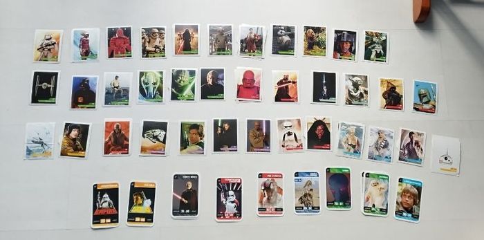 Lot d'images stickers STARS WARS - photo numéro 1