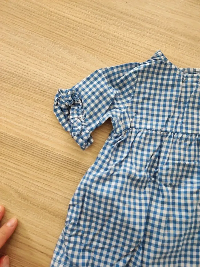 Robe chemise manches courtes 3 mois - photo numéro 2