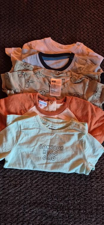 Lot Tee-shirt 12mois