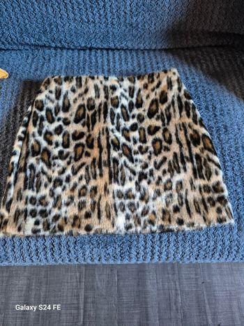 Mini jupe leopard