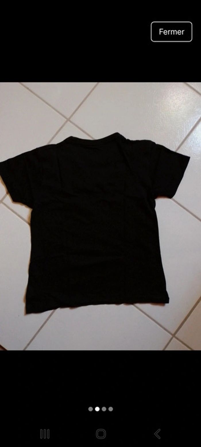 T-shirt noir j'suis accro à la Normandie - photo numéro 2