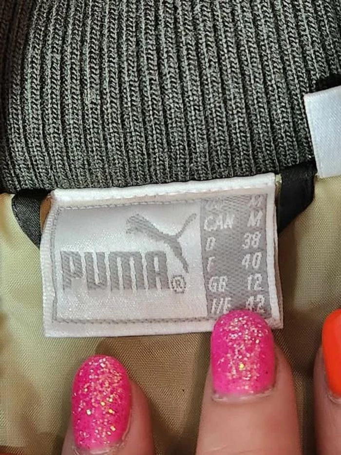 Veste coupe vent Noire - Puma - Taille 40 - Parfait État. - photo numéro 5