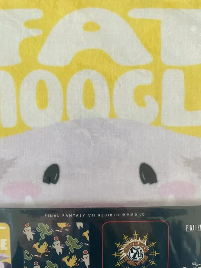 Final Fantasy VII Rebirth - Ichiban Kuji - Lot E-1 Serviette 25*25cm Fat Moogle Mog - photo numéro 2