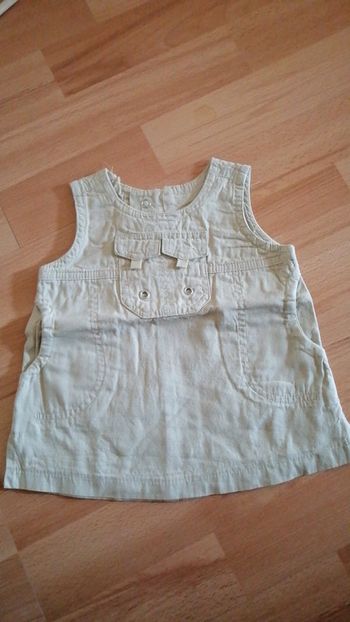 Robe beige 6 mois