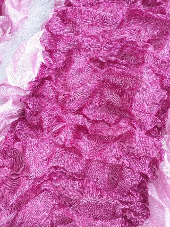 Echarpe foulard rose - photo numéro 5