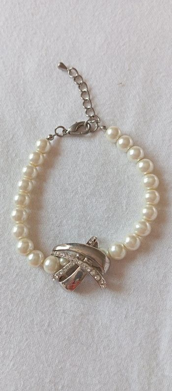 Bracelet perles avec strass