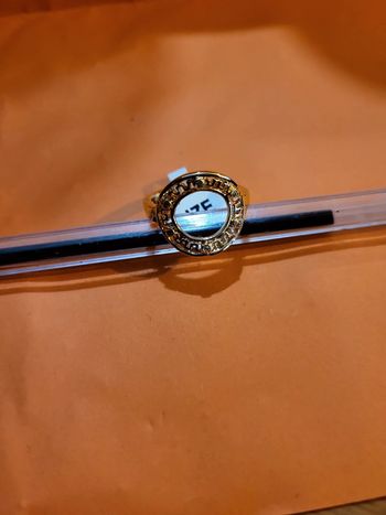 Bague cercle et Strass Taille 56