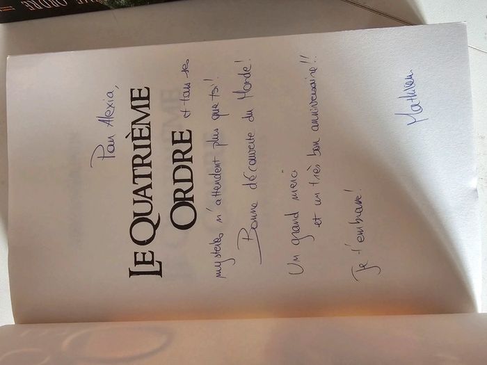 Livre le quatrième ordre tome 1 et 2, très bon état - photo numéro 3