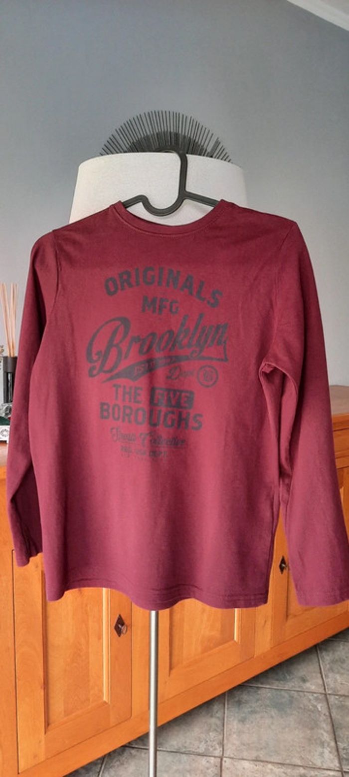 Tee-shirt manches longues garçon 10 11 ans Primark