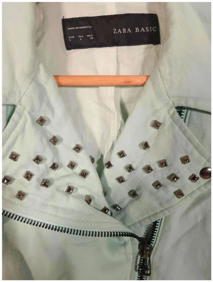 Veste menthe Zara 40 - photo numéro 3