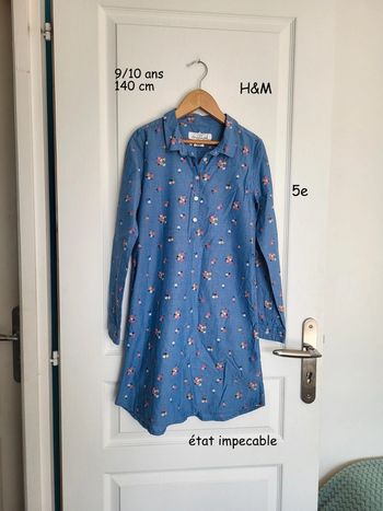 Robe 👗 chemise h&m