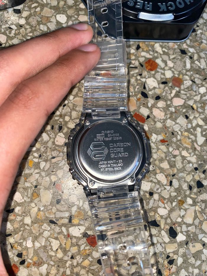 g-shock transparente arc-en-ciel - photo numéro 3