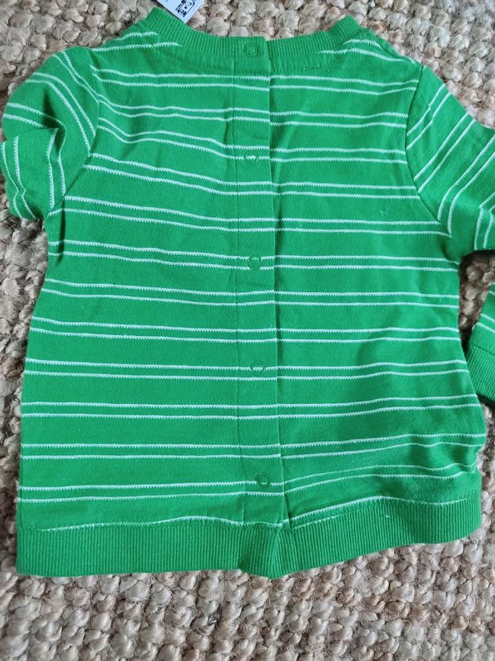 T-shirt manches longues garçon 6 mois - photo numéro 2