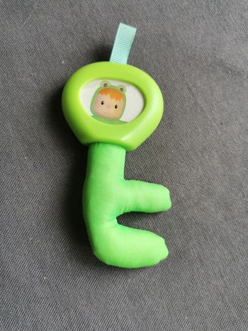 Hochet cotoons grenouille en toile smoby