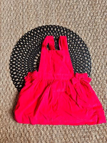 Robe salopette velours