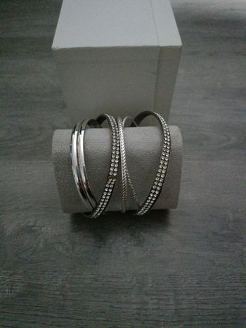 Lot de 6 bracelets en acier inoxydable - Très bon état