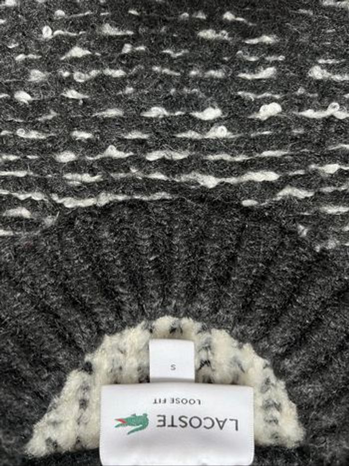 Sweat Knit Lacoste Javier noir - photo numéro 3