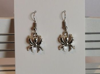 Boucles d'oreilles fantaisie araignée