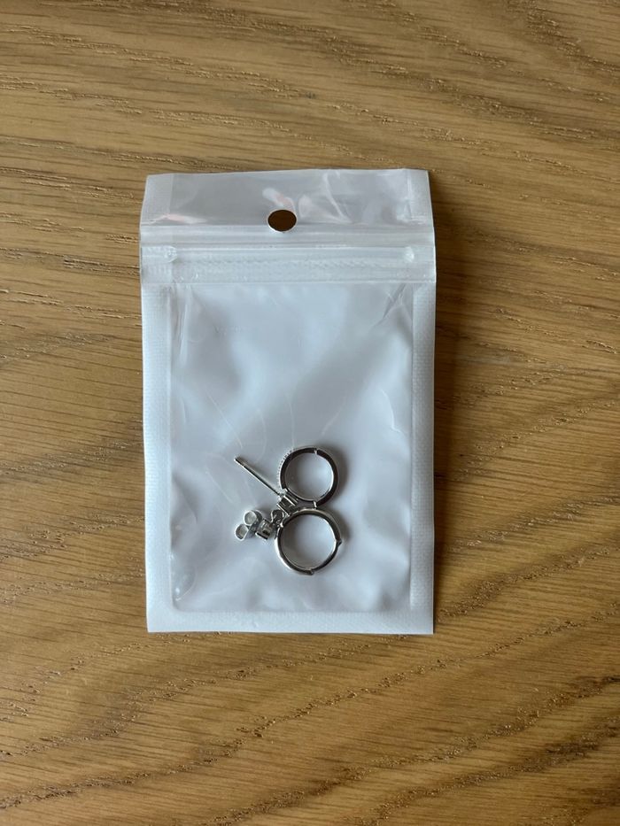 Lot 2 créoles + 1 clou d’oreille - photo numéro 2