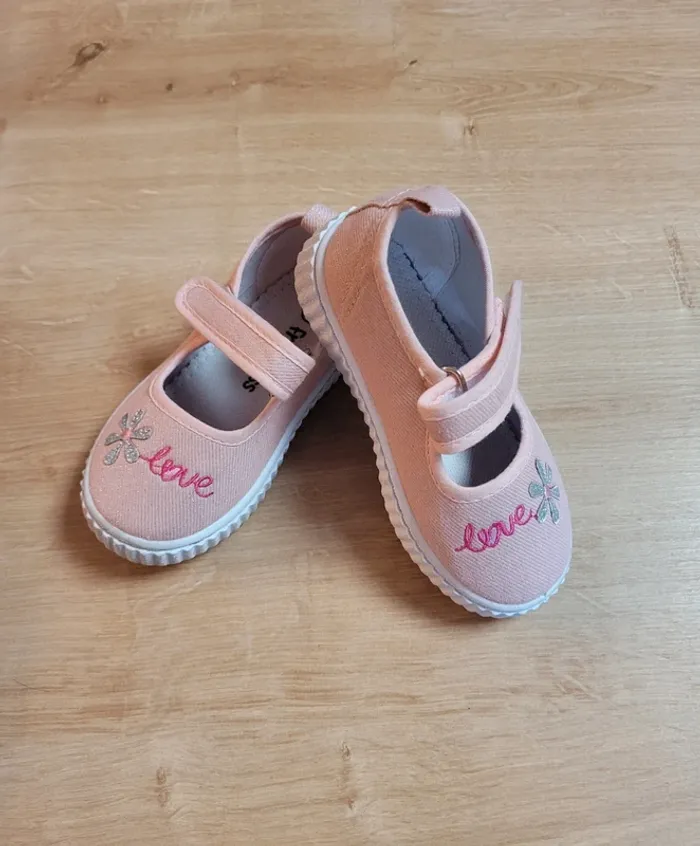 Ballerines roses pailletées taille 22 - photo numéro 3