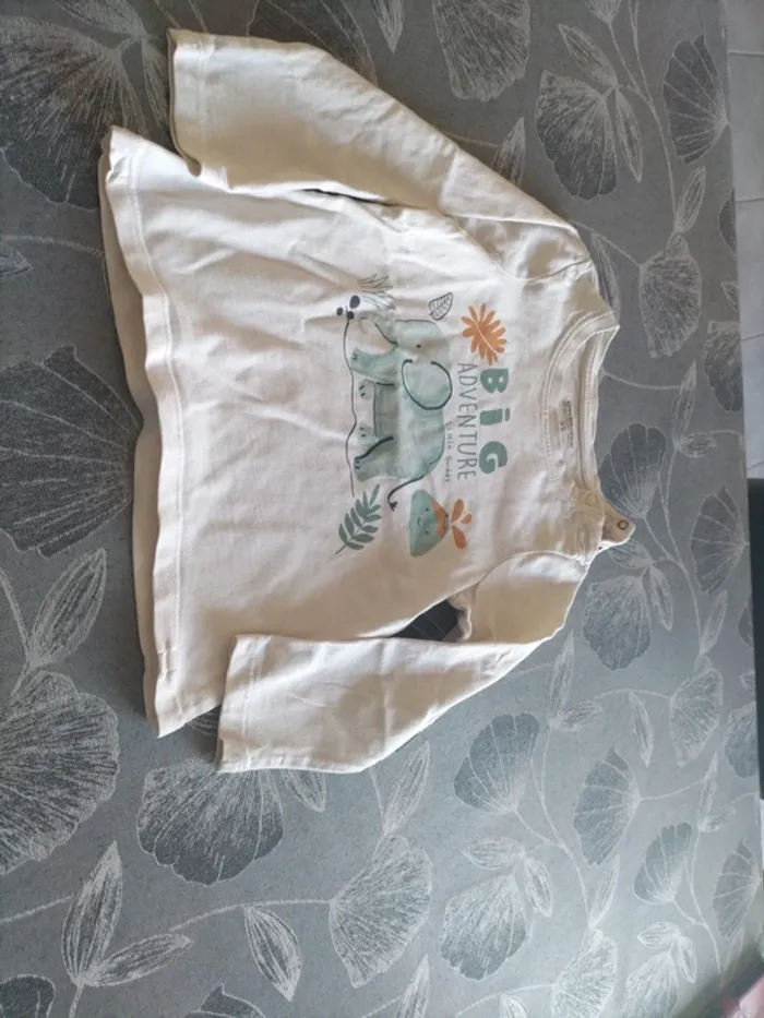 Lot 7 t-shirt manches longues 24 mois Tape à l 'Oeil et Obaibi - photo numéro 8