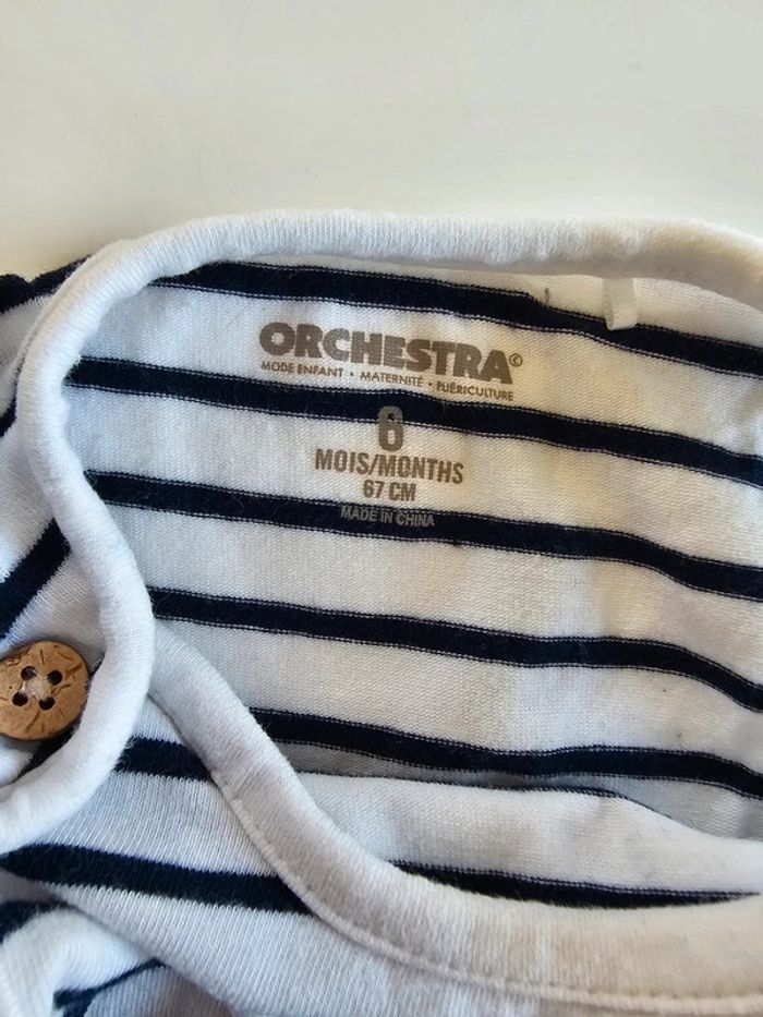 Combinaison débardeur lapin - orchestra - 6 mois/67 cm - photo numéro 3