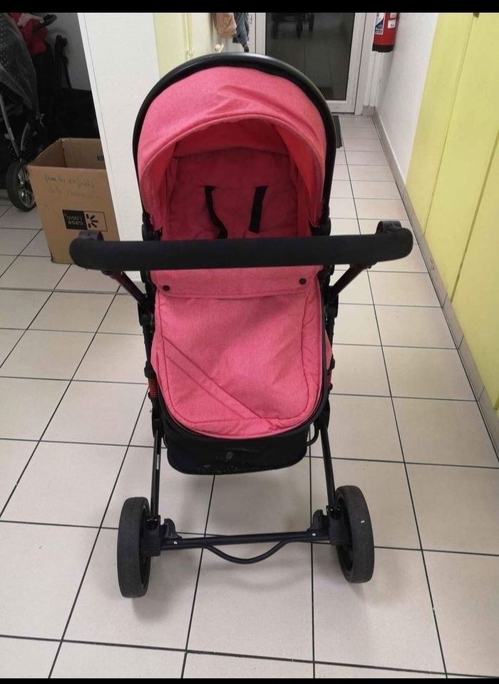 Poussette rose sans cosy - photo numéro 7