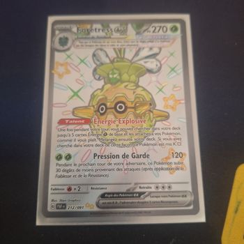 Carte Pokémon Foretress EX 212/091 PAF SV4.5 Destinées De Paldea FR NEUF