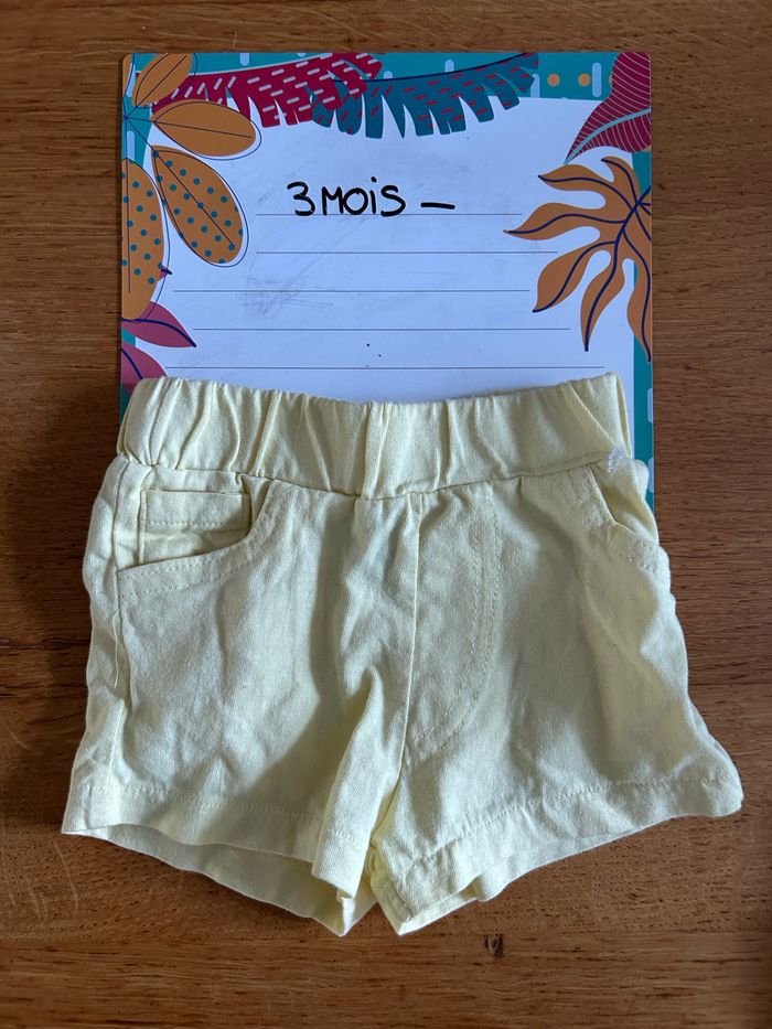 Lot de shorts fille - 2 pièces - 3 mois - photo numéro 4
