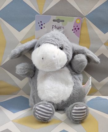 Bouillotte Micro-ondable Peluchée Âne