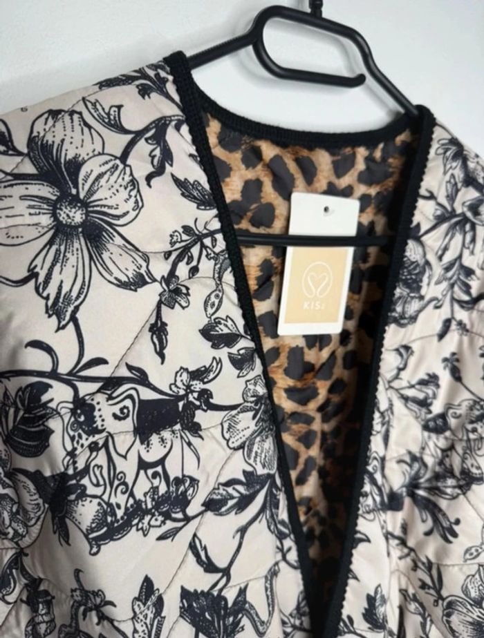 🍁 Magnifique veste longue à motifs - Léopard / kis2 - T/Xl 🍁 - photo numéro 3