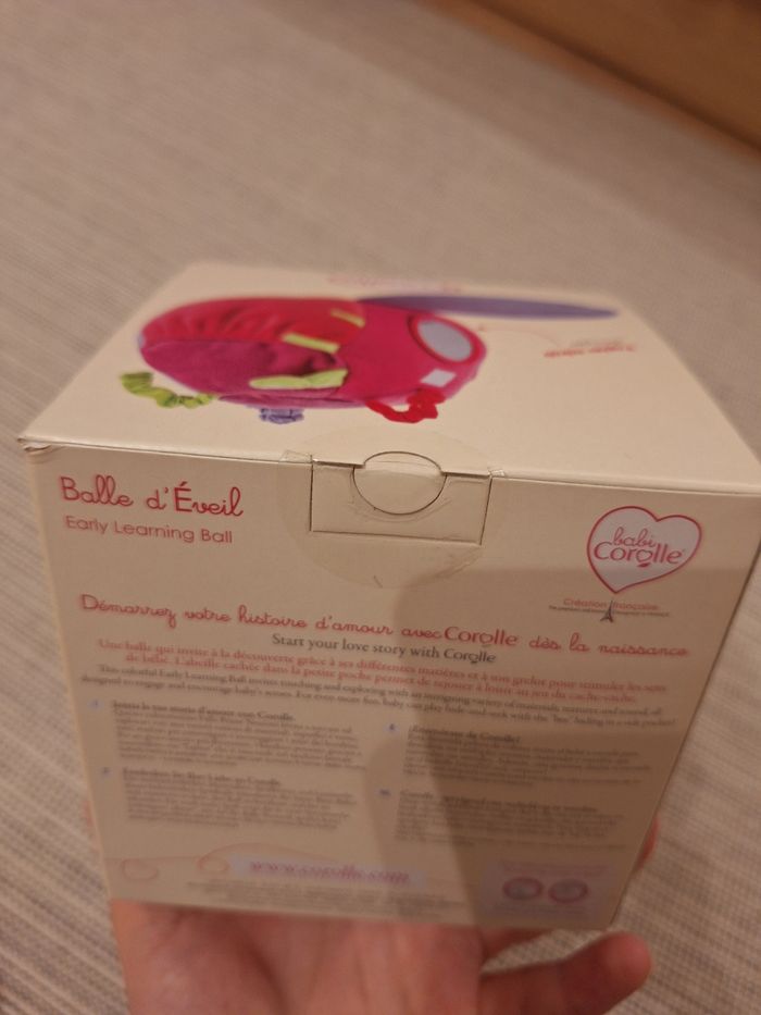 Balle d'éveil bébé en tissu Corolle - photo numéro 9