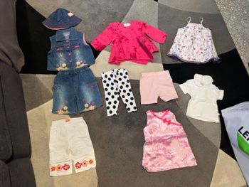 Lot fille 6 mois ete