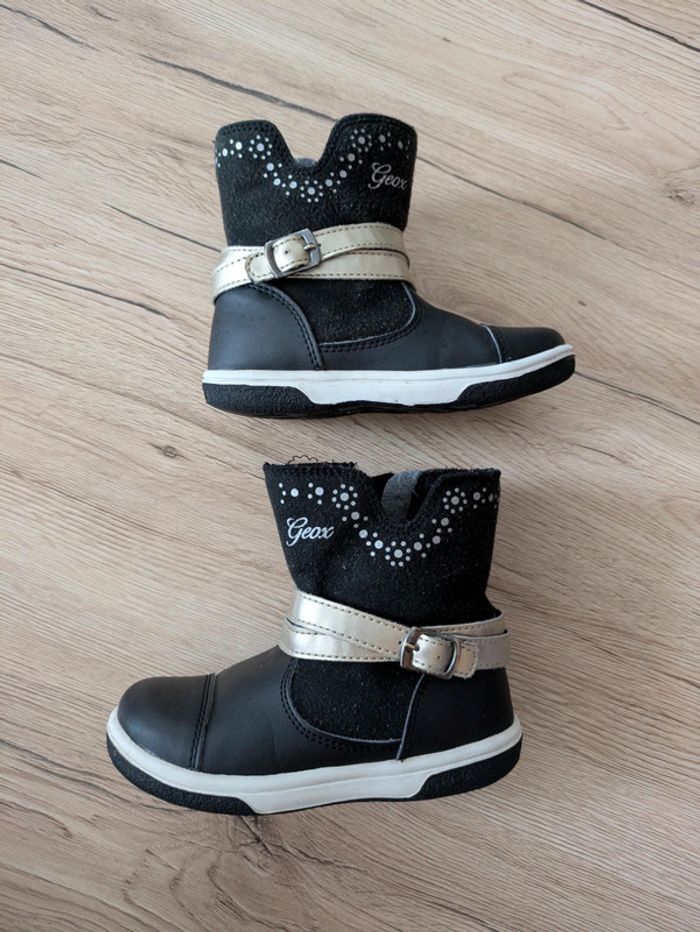 Bottines noires et dorées Geox 24 - photo numéro 3
