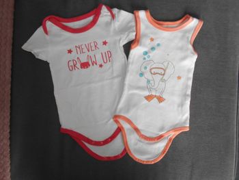Lot de bodys, taille: 18 mois