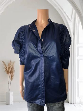 🌼Chemise bleu similicuir🌼