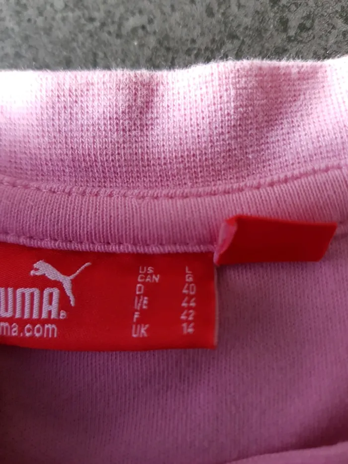 Tee-shirt puma 42 rose - photo numéro 4