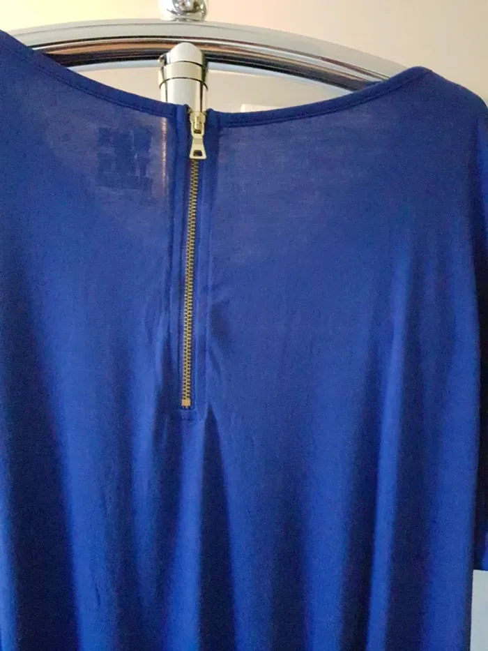 Robe bleue kiabi S - photo numéro 4