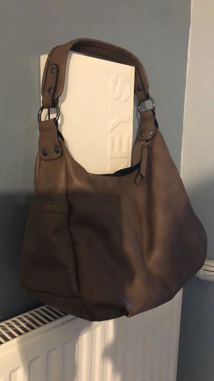 Sac à main taupe - photo numéro 2