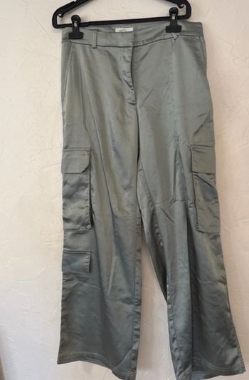 Pantalon cargo H&M satin