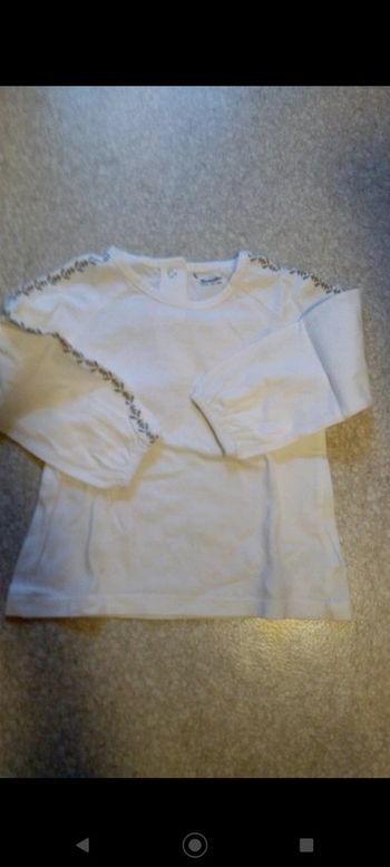 tee-shirt blanc Vertbaudet