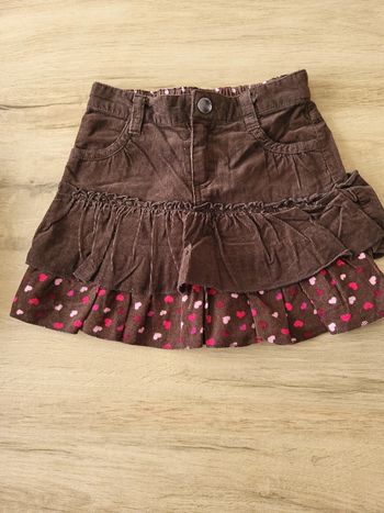 Jupe velours 2-3ans