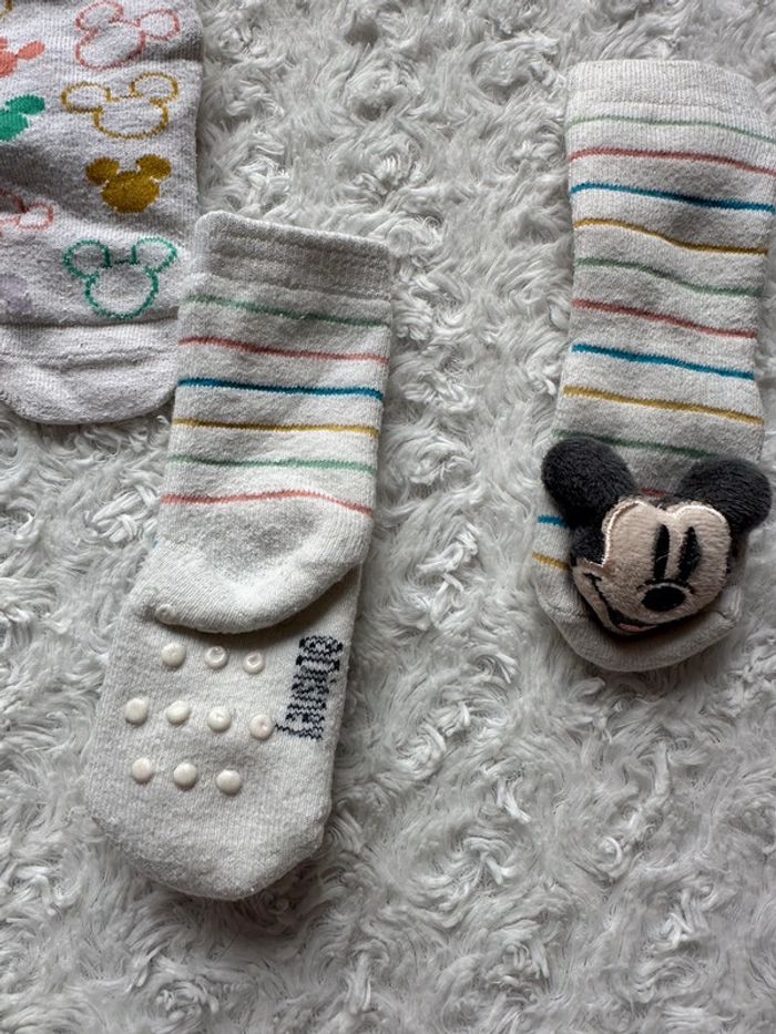 Lot de 2 paires de chaussettes Disney/mickey - photo numéro 3