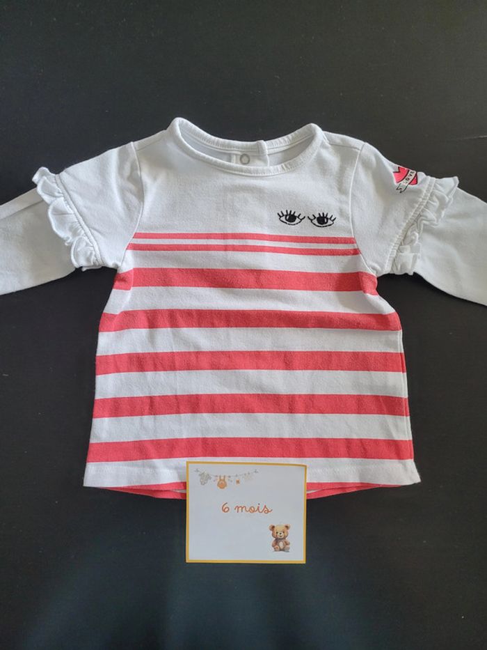 Lot hauts automne hiver fille 6 mois - photo numéro 5