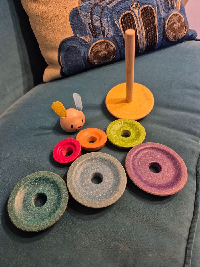 Jeu d'empilement lapin Nature et Découvertes - photo numéro 3