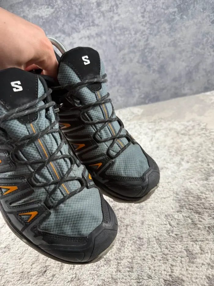Salomon X Ultra Pioneer Gore-Tex - Black & Blue & Orange - photo numéro 13
